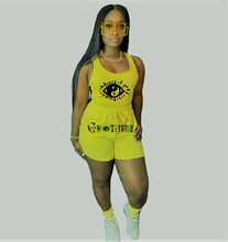 Load image into Gallery viewer, (IN STOCK) TWO PIECE SHORT SET *YELLOW
