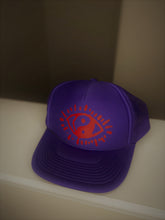 Load image into Gallery viewer, PURPLE TRUCKER HAT
