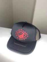 Load image into Gallery viewer, BLACK TRUCKER HAT
