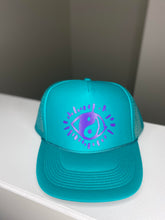 Load image into Gallery viewer, TEAL TRUCKER HAT
