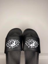 Load image into Gallery viewer, The Art of Gratitude slippers (black)
