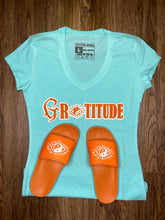 Load image into Gallery viewer, The Art of Gratitude slippers (Orange)
