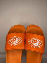 Load image into Gallery viewer, The Art of Gratitude slippers (Orange)
