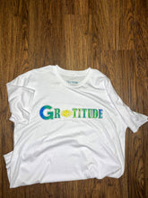 Load image into Gallery viewer, WHITE COLORED TEE WITH &quot;MULTICOLORED&quot; TIE DYE 3D PUFF
