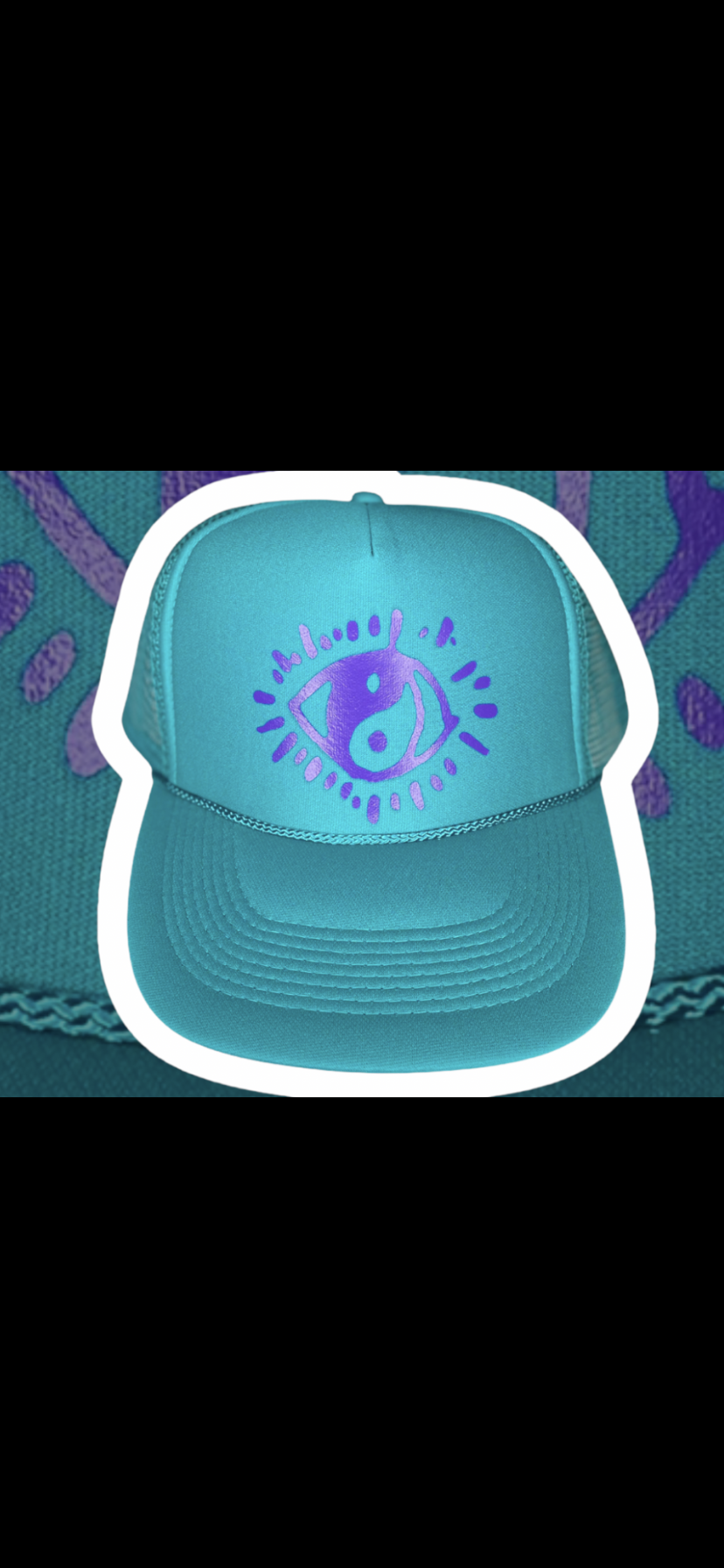 TEAL TRUCKER HAT