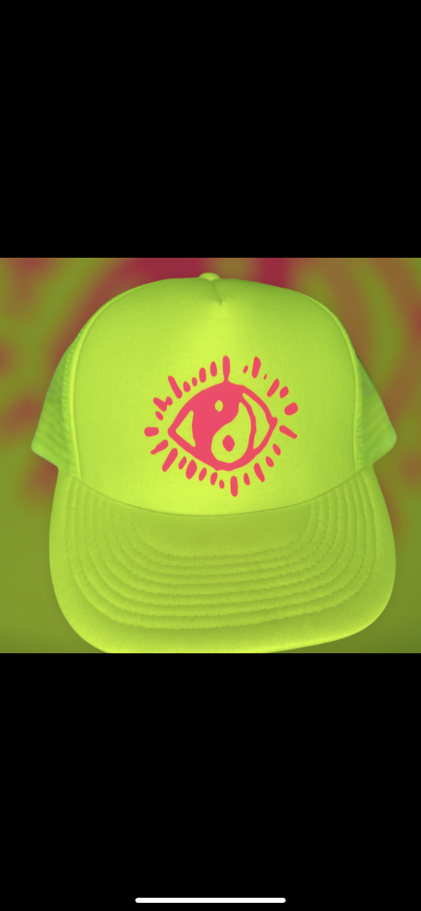 NEON YELLOW TRUCKER HAT