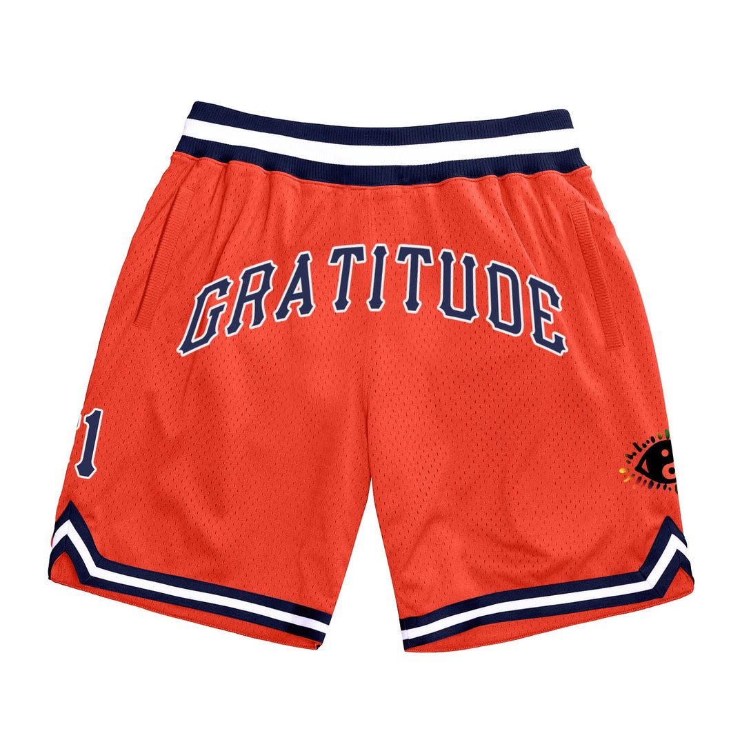 ORANGE/ NAVY SHORTS